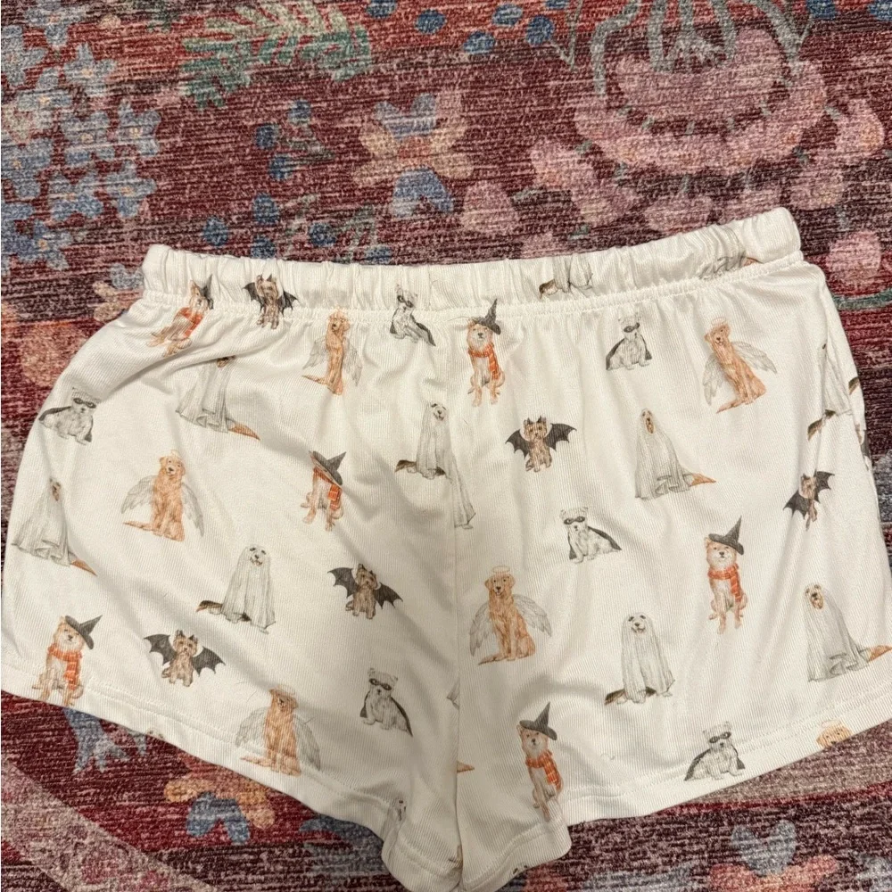 Z supply hey boo Halloween dog shorts and long sleeve set - Picture 6 of 7
